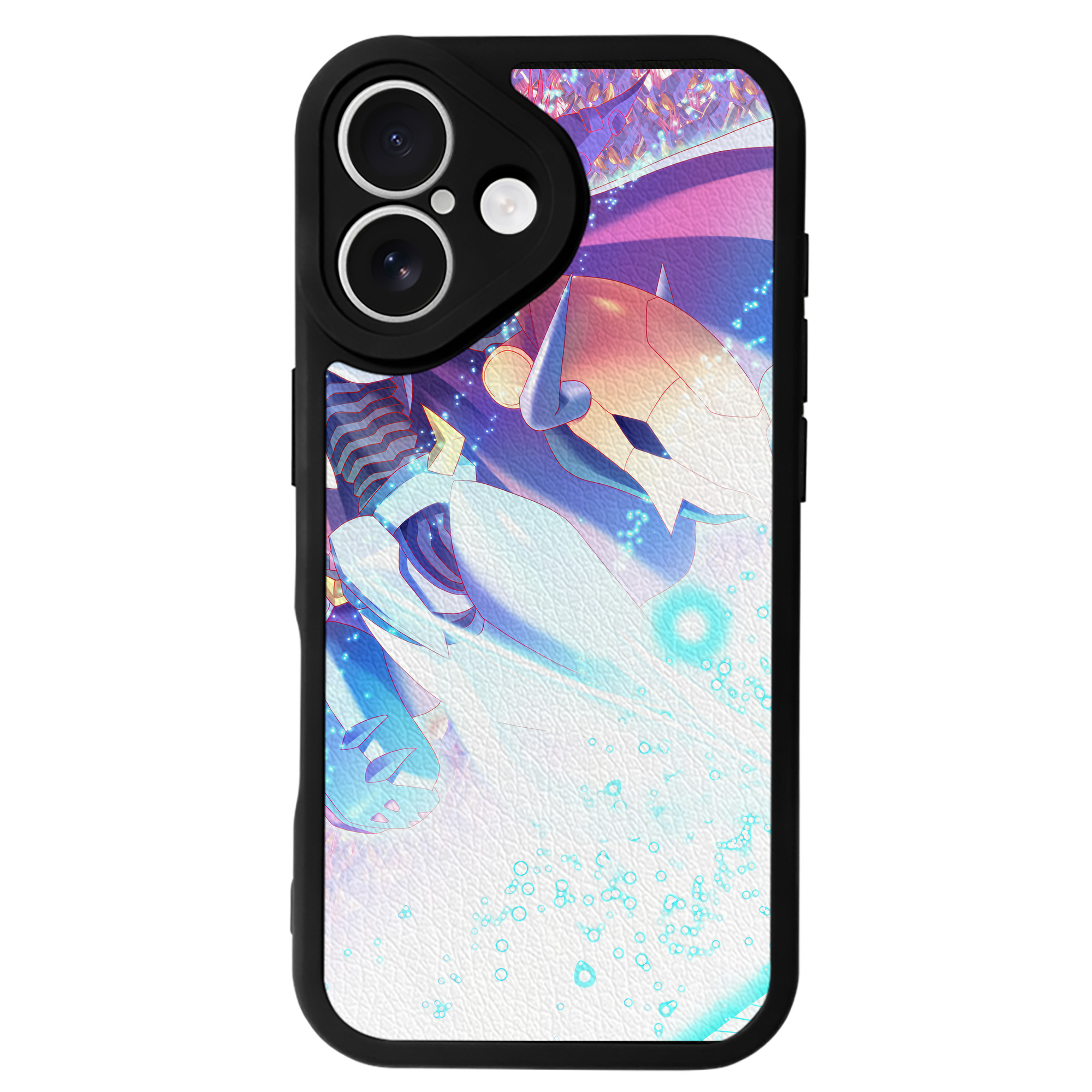 （画像用） Digimon デジタルモンスター/デジモン 【iPhone 16シリーズ対応】シリコンスマホケース（レザー調） 材質：シリコン
